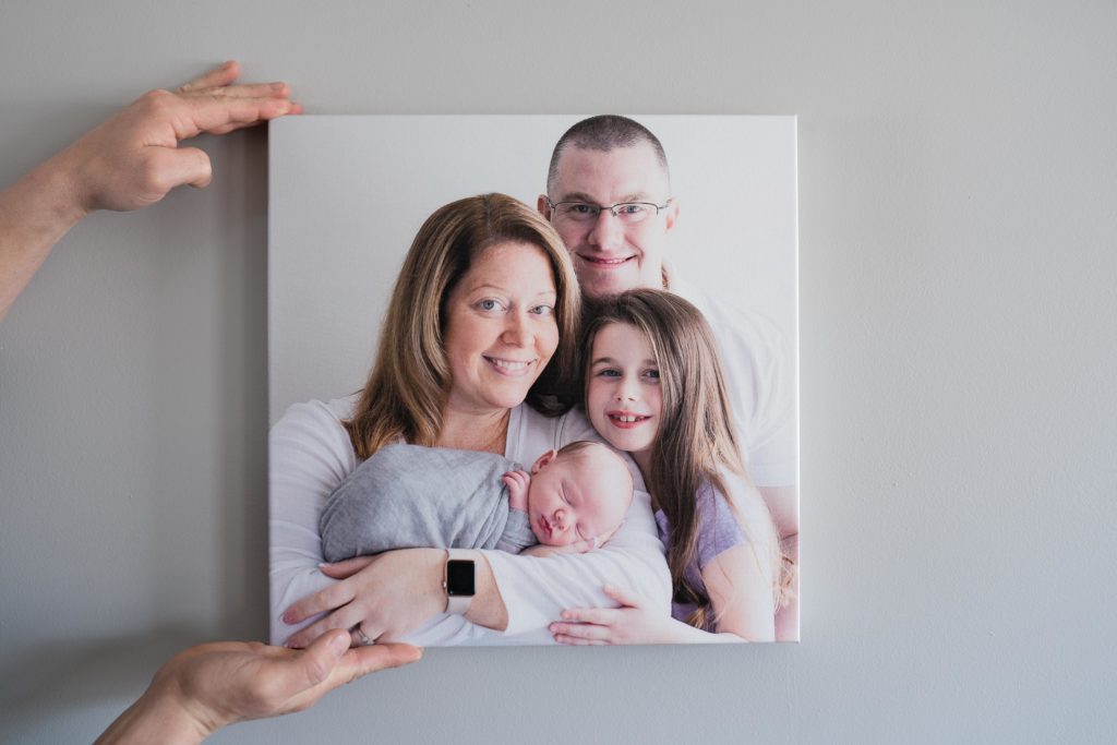Canvas gallery wrap wall art  by Renee Ash Photography Sussex County New Jersey Family photographers