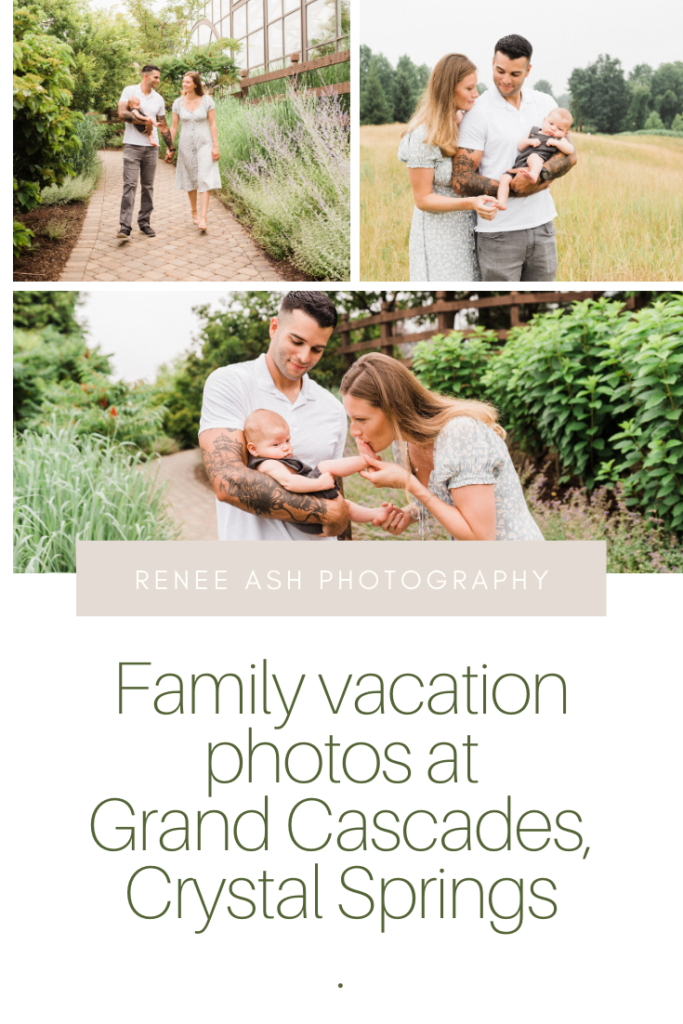 Grand Cascades at Crystal Springs Family vacation photo session. By Renee Ash Photography, Sussex County lifestyle photographer.