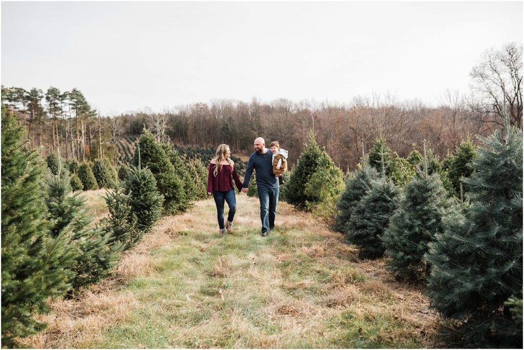 Best Christmas family photo session locations in Sussex County New Jersey. by Renee Ash Photography 