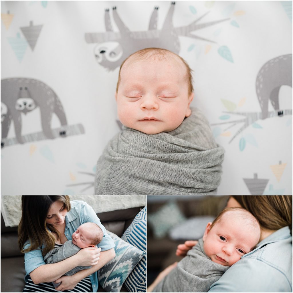 Wayne New Jersey Newborn photo shoot by Renee Ash Photography Passaic County Lifestyle Newborn Photographer 
