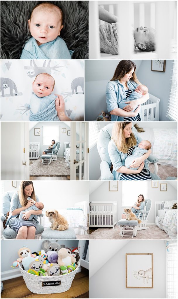 Wayne New Jersey Newborn photo shoot by Renee Ash Photography Passaic County Lifestyle Newborn Photographer 