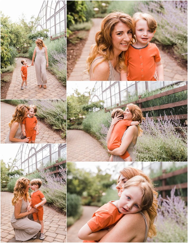Mom and son birthday pictures at Grand Cascades at Crystal springs resort, shot by Renee Ash Photography, Sussex County NJ family Photographer