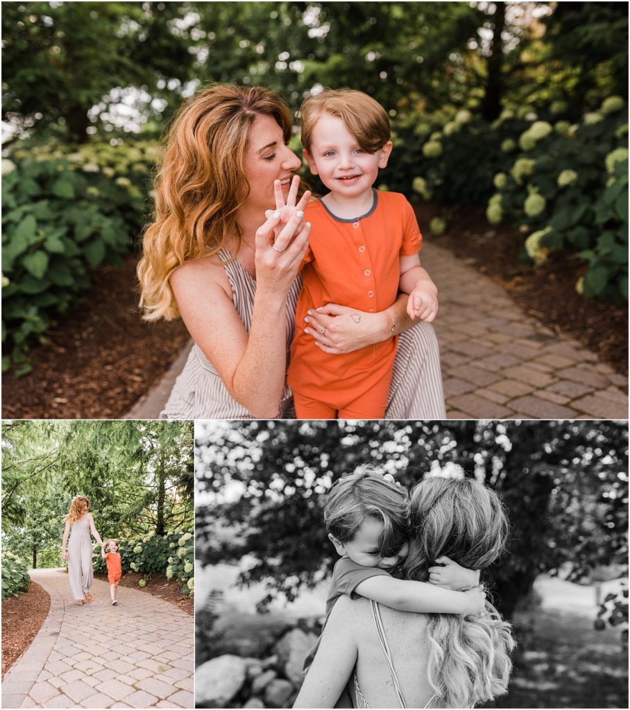 Mom and son birthday pictures at Grand Cascades at Crystal springs resort, shot by Renee Ash Photography, Sussex County NJ family Photographer