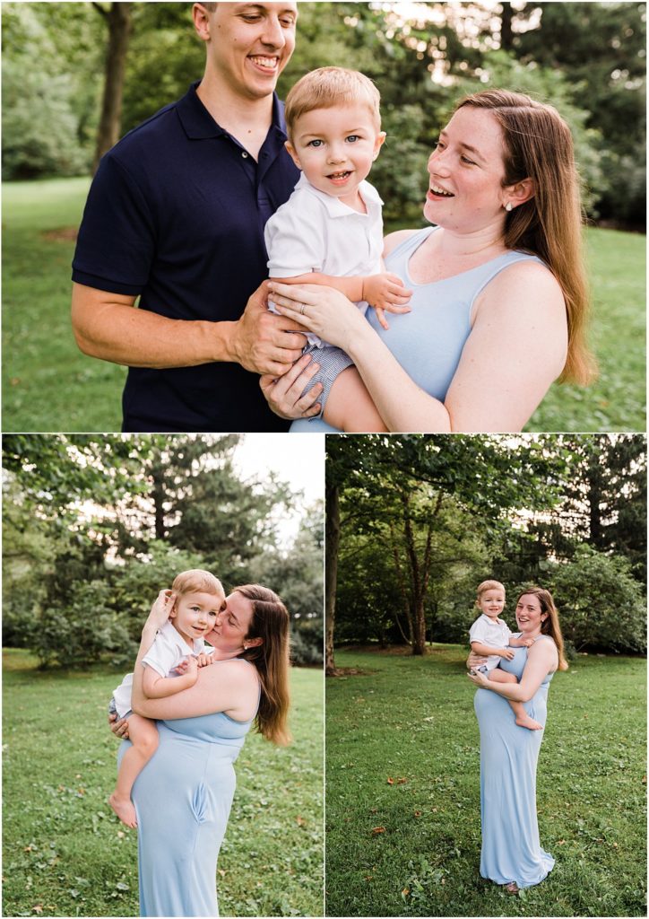 Maternity photo shoot with big brother sibling shot by Renee Ash Photography in Sparta NJ,  Sussex County NJ family Photographer