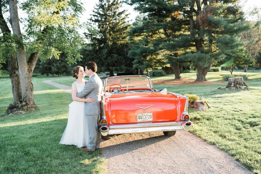 5 tips to find your wedding photographer. Things to consider when booking a wedding photographer. Renee Ash Photography Sussex County New Jersey wedding photographer. Perona Farms, andover nj summer wedding with a vintage car