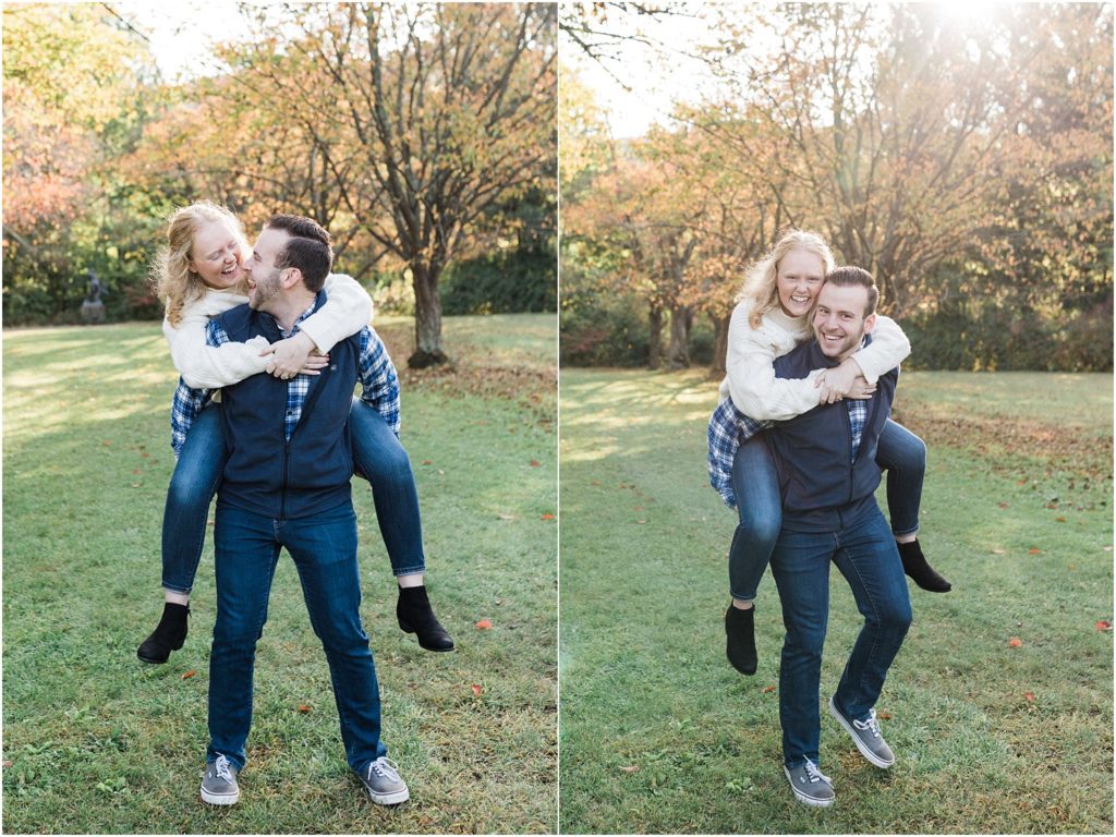 Fun engagement session in sussex county NJ 