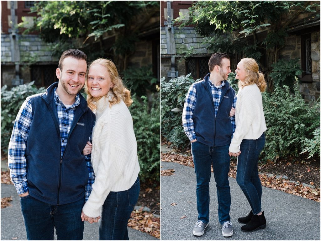 casual and fun engagement session in sussex county NJ 
