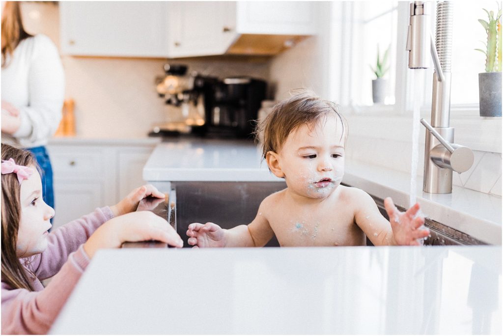 baby Kitchen sink bath 