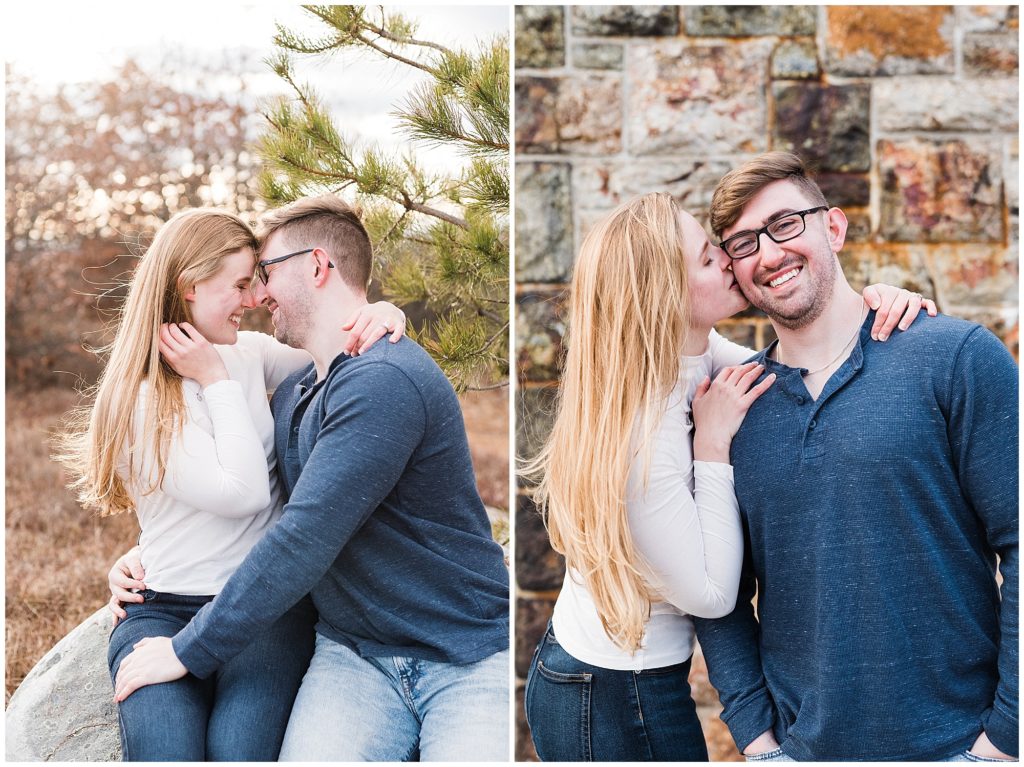 winter engagement photos in sussex county NJ by Renee Ash Photography 