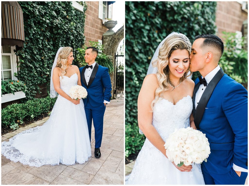 Bride and Groom photos at the Brownstone.  Renee Ash Photography