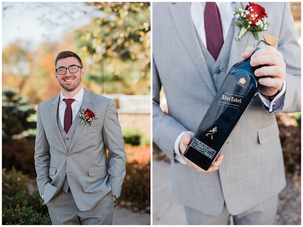Johnny walker Blue label fall wedding at the club at picatinny wedding by Renee Ash Photography Sussex County NJ wedding photographer 