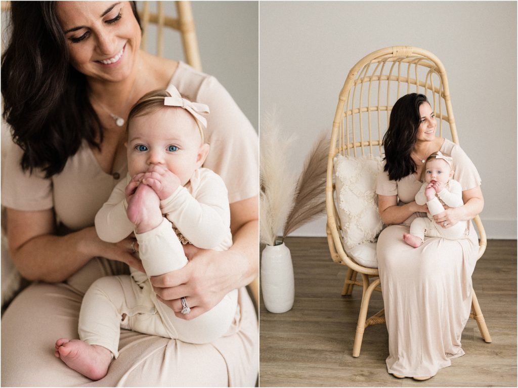 motherhood  milestone photo session . Sussex County New Jersey photographer. simple studio photography 