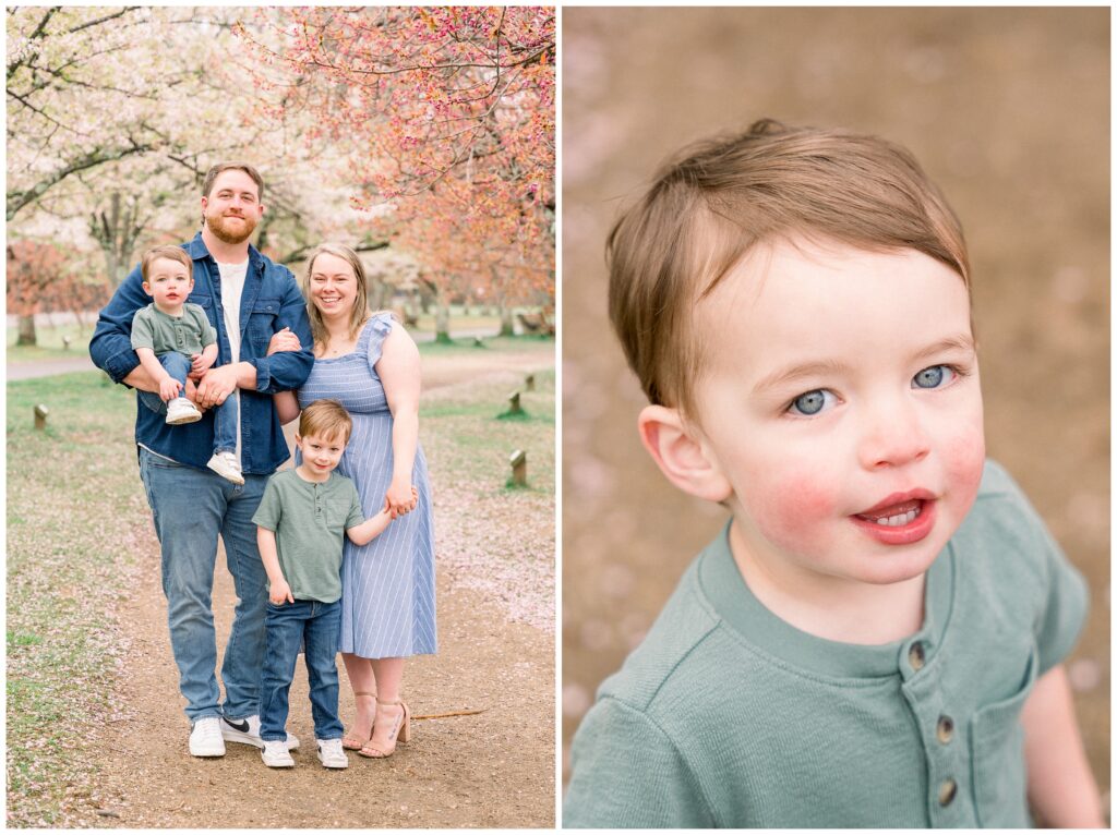 NJ Spring Family Pictures at Horseshoe Lake Park - Renee Ash Photography 