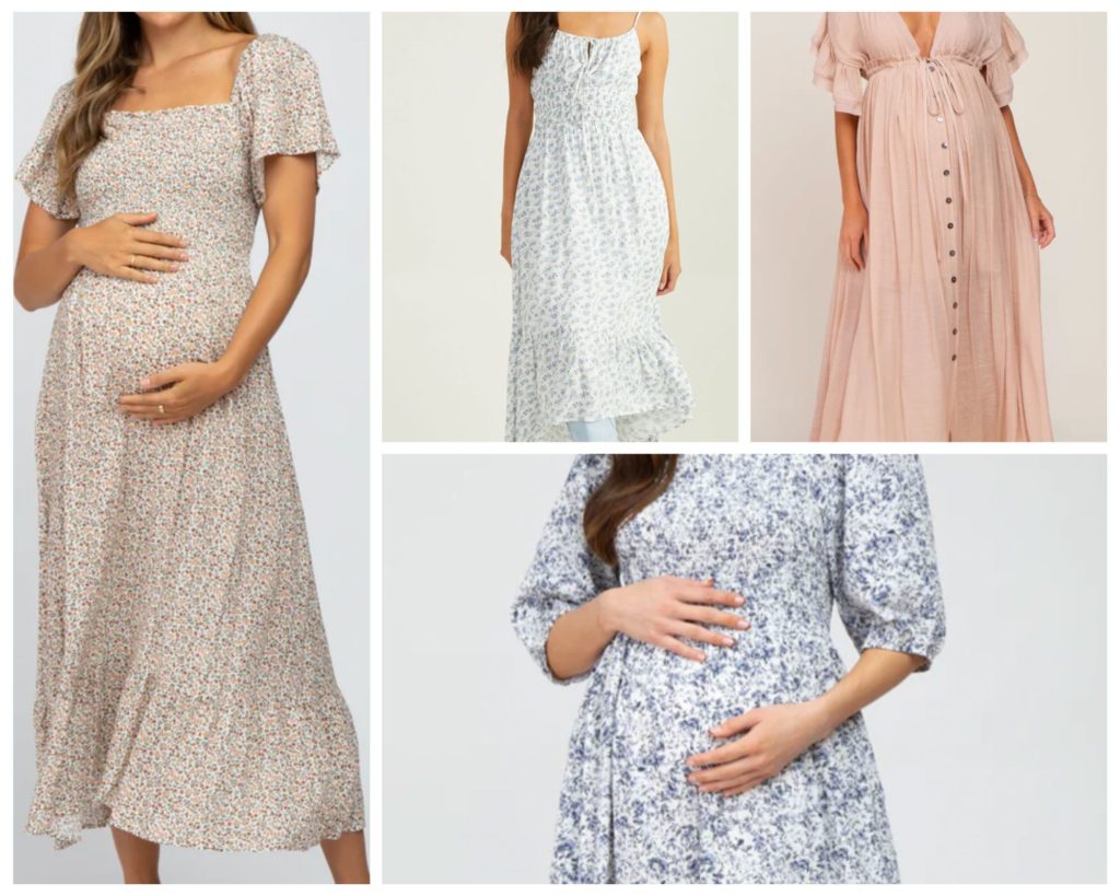 Maternity dresses Outfits for spring pictures and maternity photo shoot. New Jersey Maternity photographer