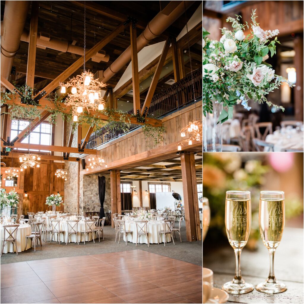 Red tail lodge wedding at mountain creek, vernon nj. Renee Ash Photography. Whisper and Brook florist. 