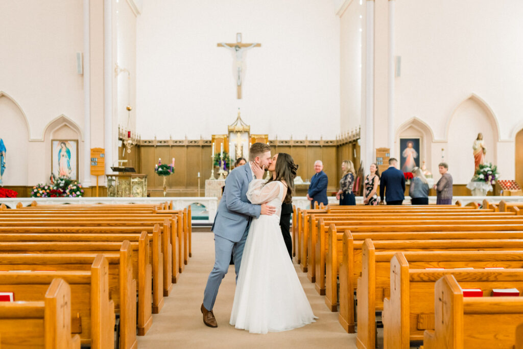 walk down the aisle together during your non-traditional wedding day