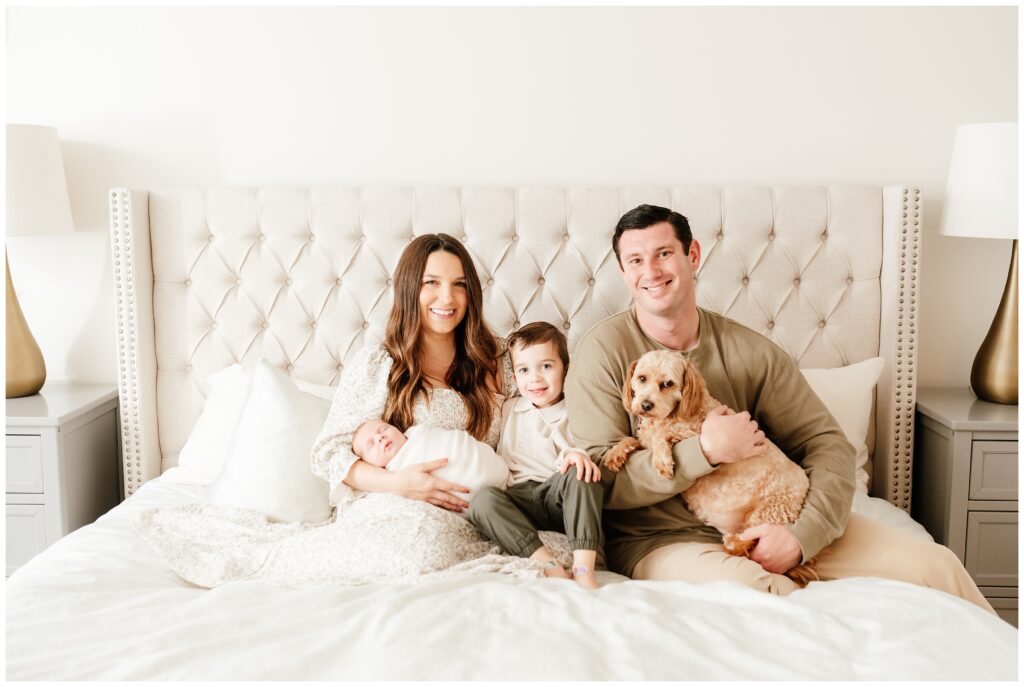 At home newborn photographer in Morris County New Jersey Renee Ash Photography