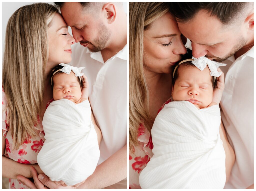parent and newborn photoshoot Newton NJ newborn photographer with Renee Ash Photography 