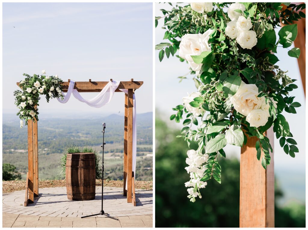 Red Tail Lodge Wedding at Mountain Creek in Vernon NJ Ski resort mountain top wedding ceremony