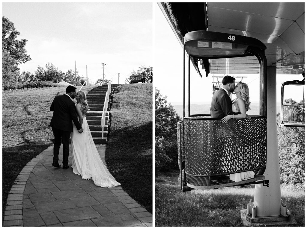 Red Tail Lodge Wedding at Mountain Creek in Vernon NJ Ski resort mountain top wedding ceremony