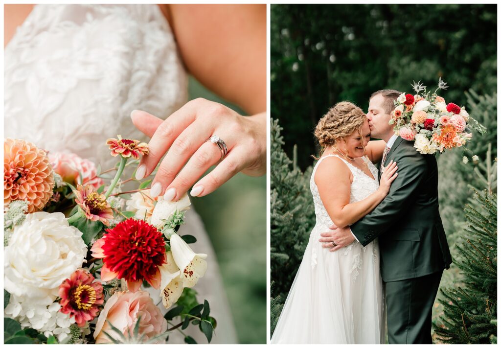 Emmerich Tree Farm wedding true to color Hudson Valley Wedding Photographer 