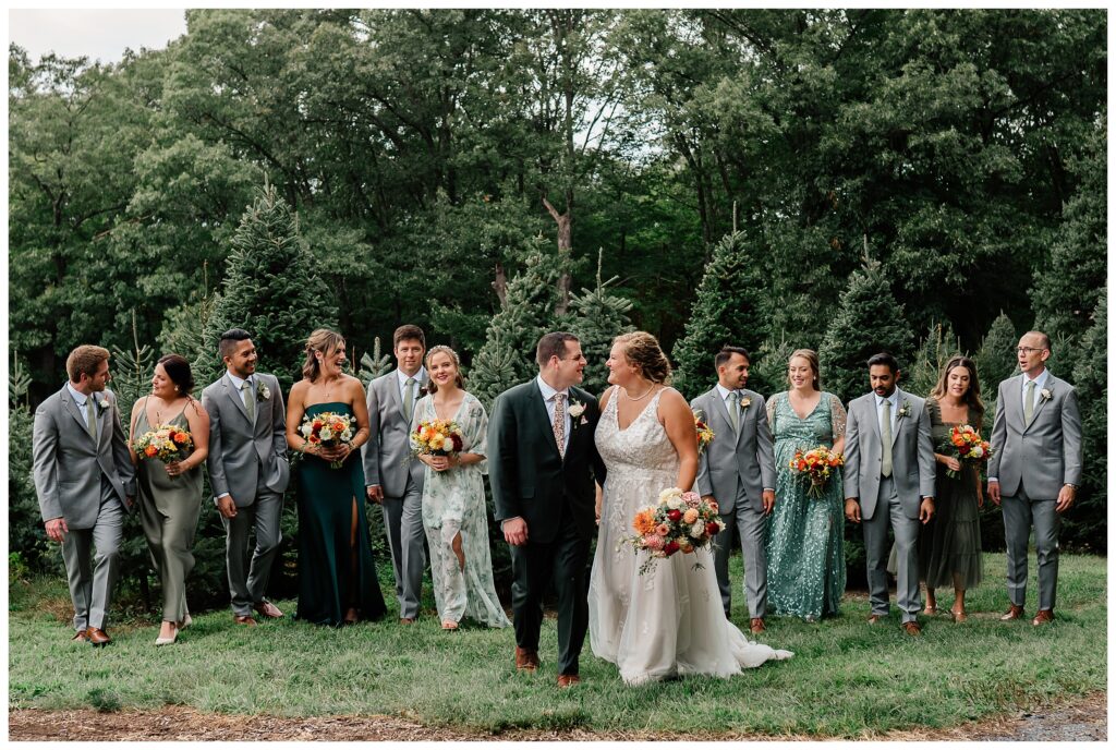 Emmerich Tree Farm wedding true to color Hudson Valley Wedding Photographer 