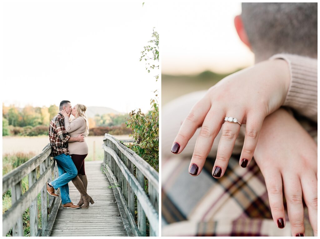 Appalachian Trail boardwalk Vernon  NJ engagement photographer - Renee Ash Photography