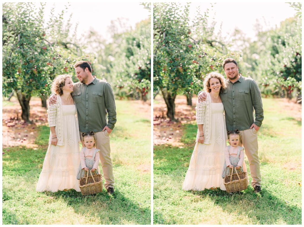 Warwick NY apple picking photo session - Renee Ash Photography