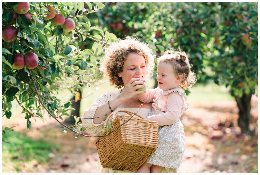 Sussex County NJ apple picking - Renee Ash Photography