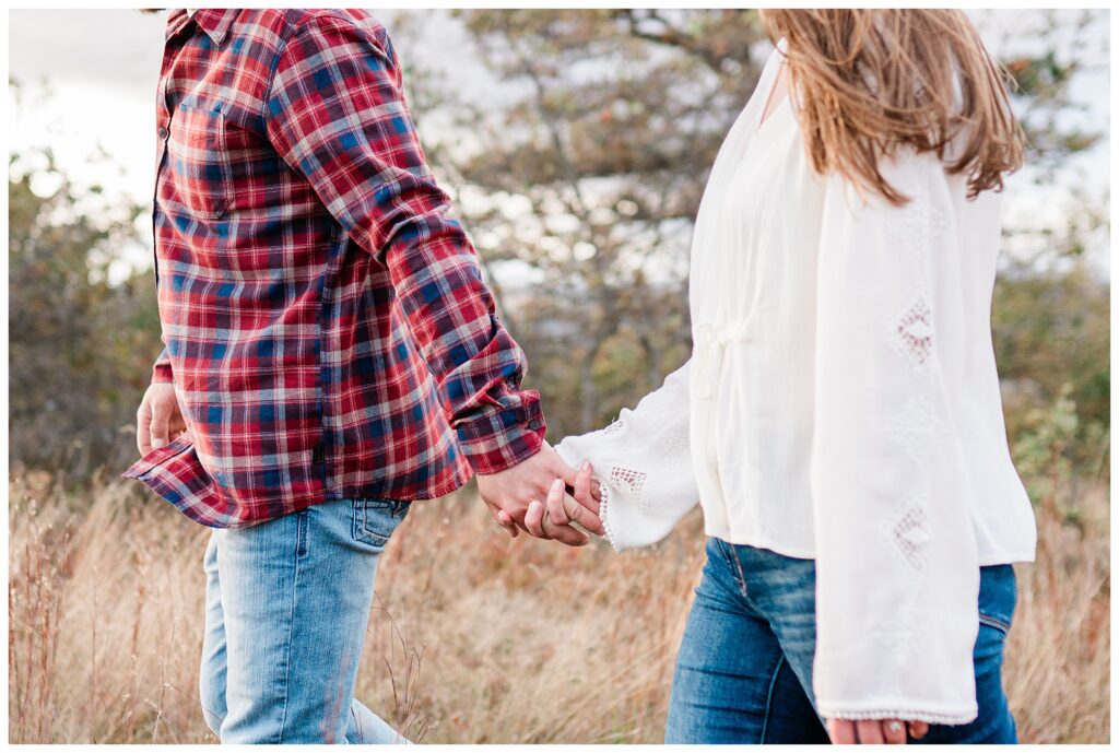 Mountain Top Engagement Photos at High Pint State Park New Jersey