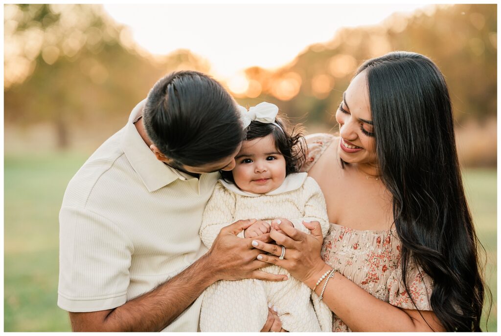 Morristown Family Photos at Sunset at Natirar Park 