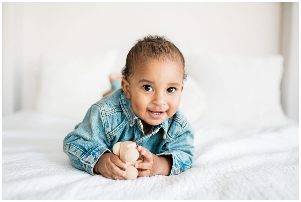 Minimal First Birthday Photo Shoot in NJ 