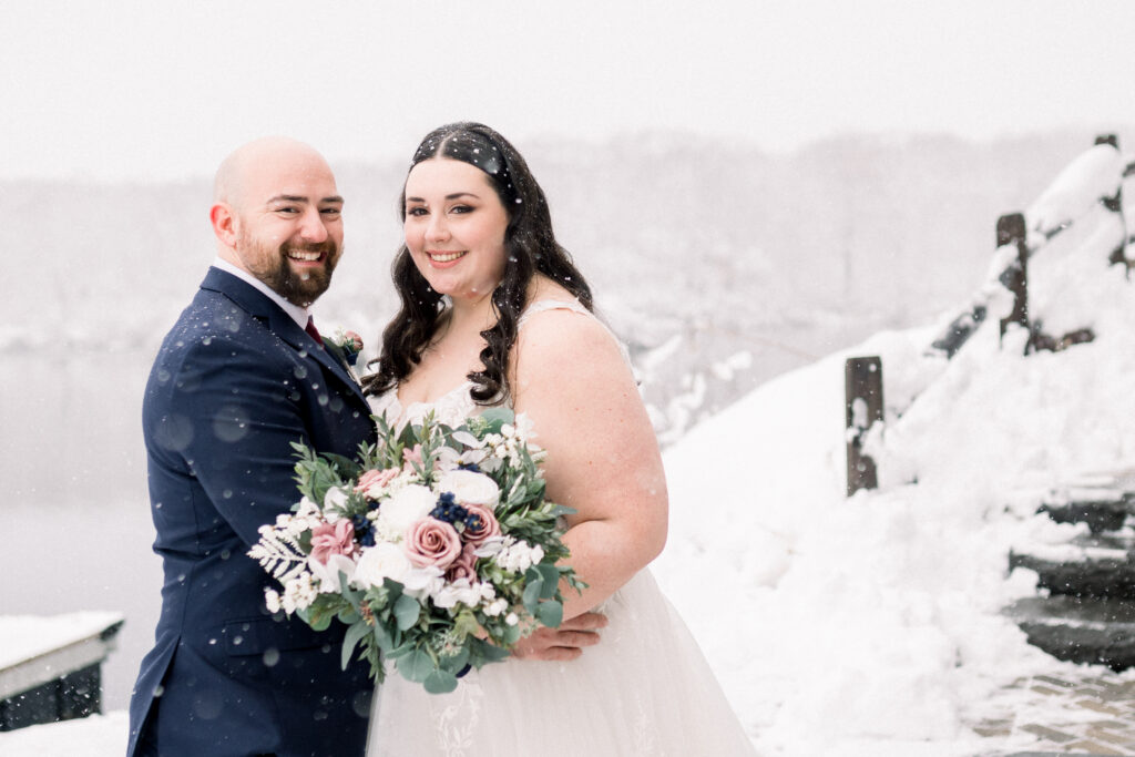 Rock Island Lake Club winter wedding 