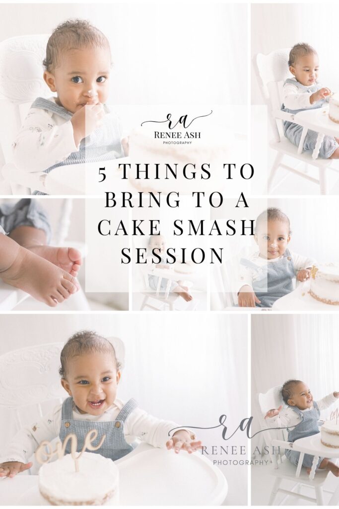 5 things to bring to a cake smash session - Sparta NJ first birthday photographer