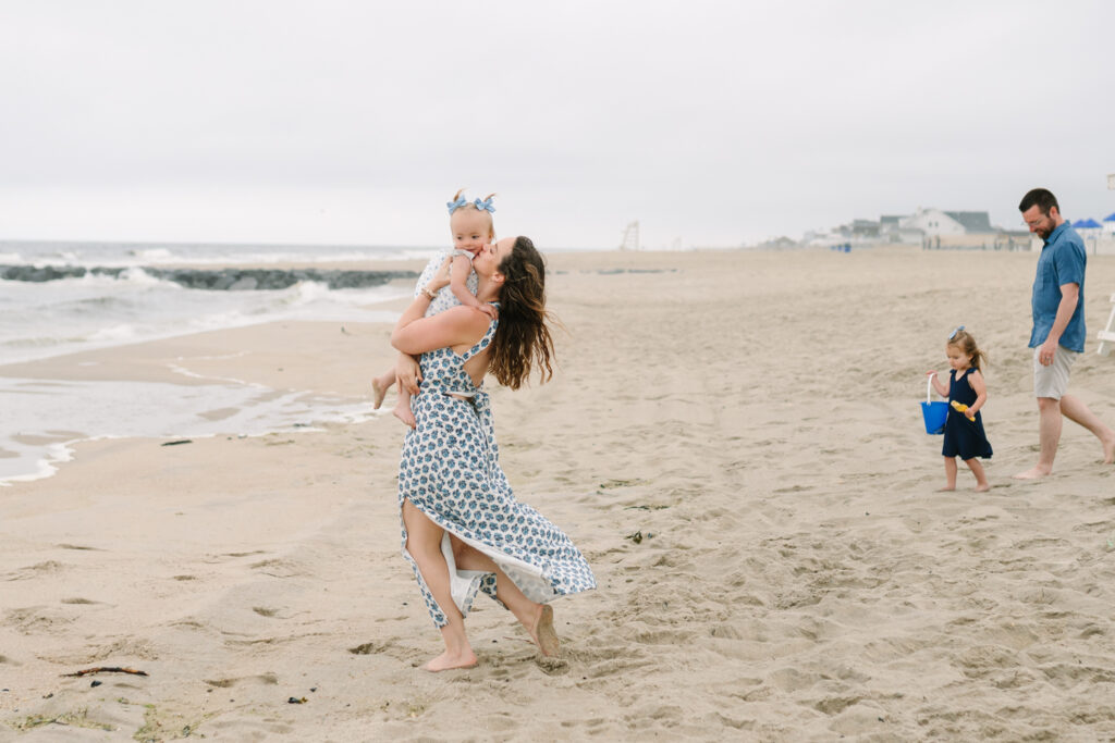 NJ shore family photoshoot on Sandy Hook Beach 