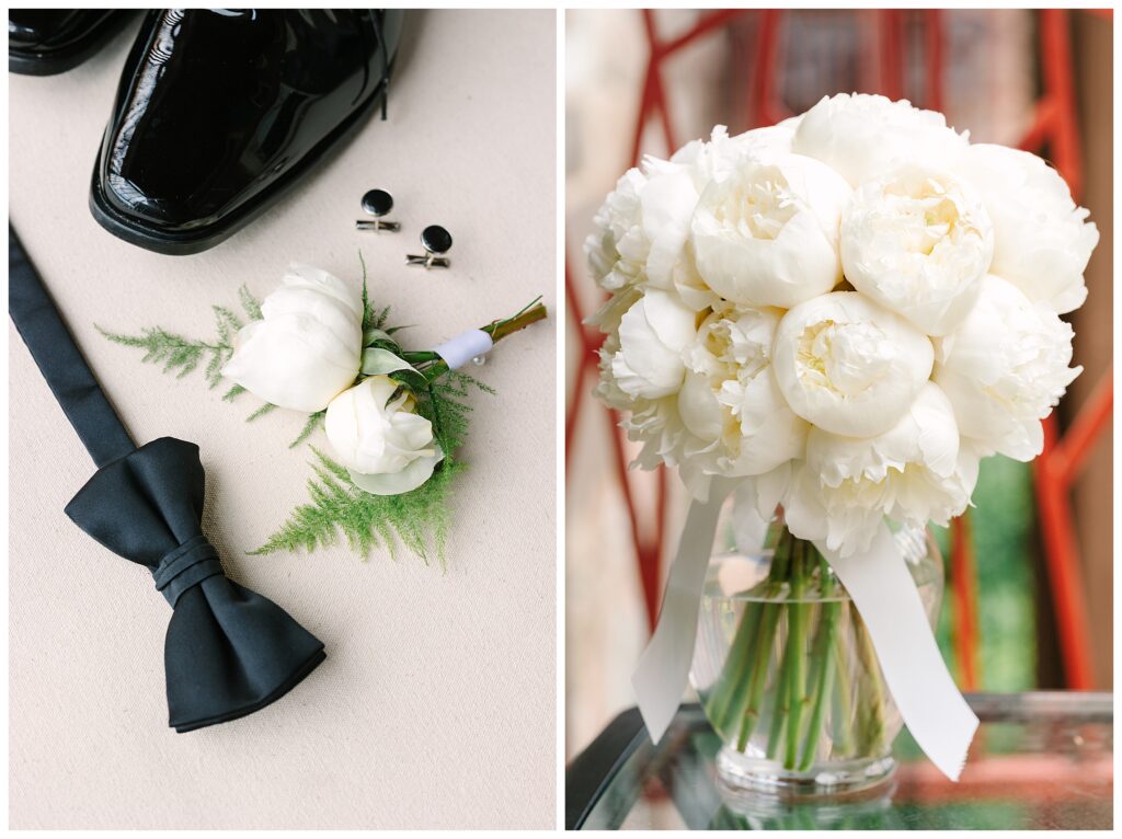 An elegant Crystal Springs Wedding at grand cascades lodge NJ. Garden ceremony, Emerald Ballroom reception, and golden hour portraits