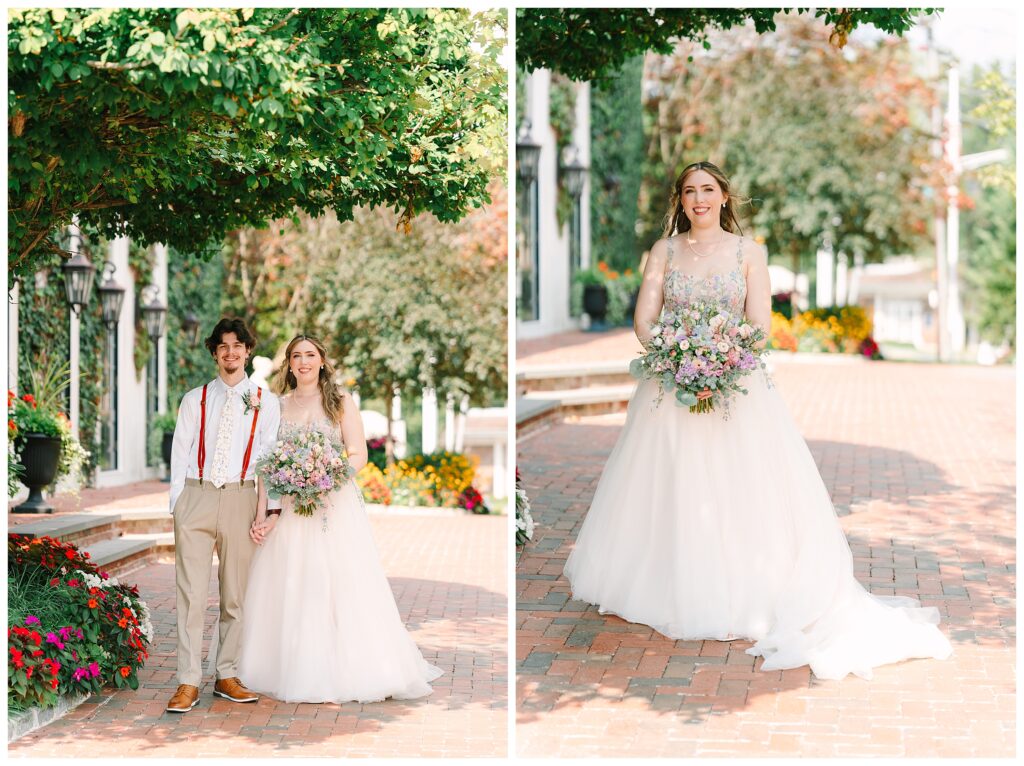 David's Country Inn wedding photographer. NJ Garden Wedding Venue Renee Ash Photography