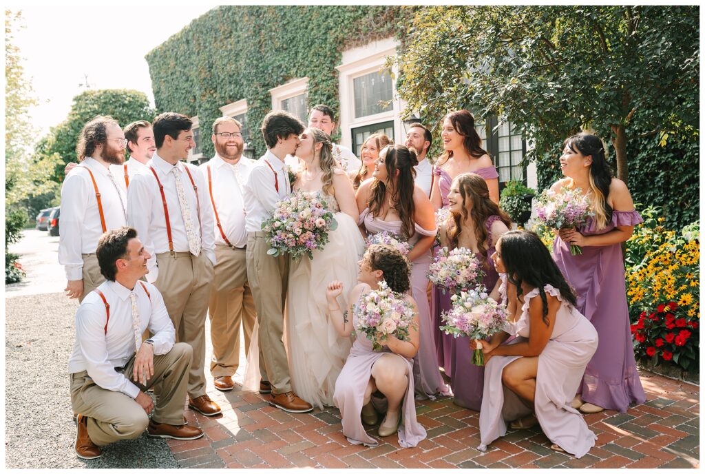 David's Country Inn wedding photographer. NJ Garden Wedding Ceremony Venue Renee Ash Photography