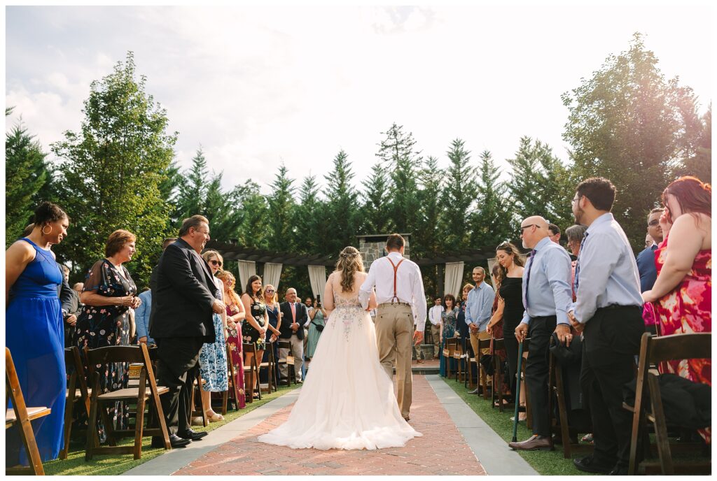 David's Country Inn wedding photographer. NJ Garden Wedding Ceremony Venue Renee Ash Photography