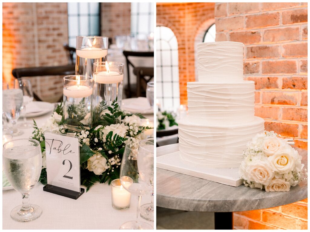ruffle wedding cake Perona Farms Wedding Photographer NJ Venue Guide