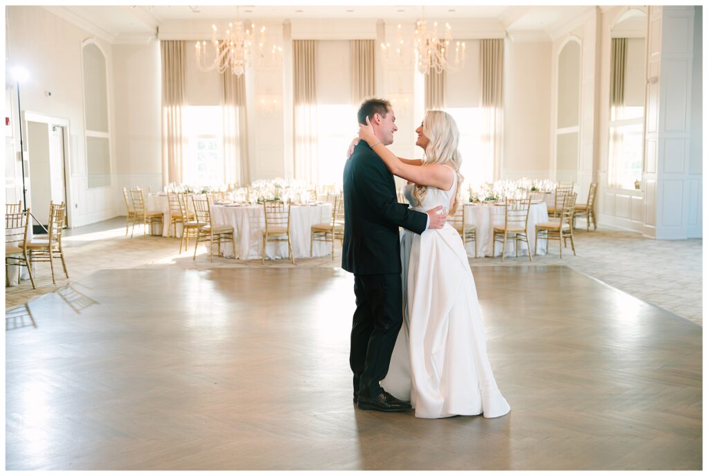 An elegant Crystal Springs Wedding at grand cascades lodge NJ. Garden ceremony, Emerald Ballroom reception, and golden hour portraits