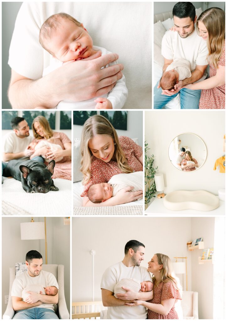 In home newborn photography in morris county new jersey