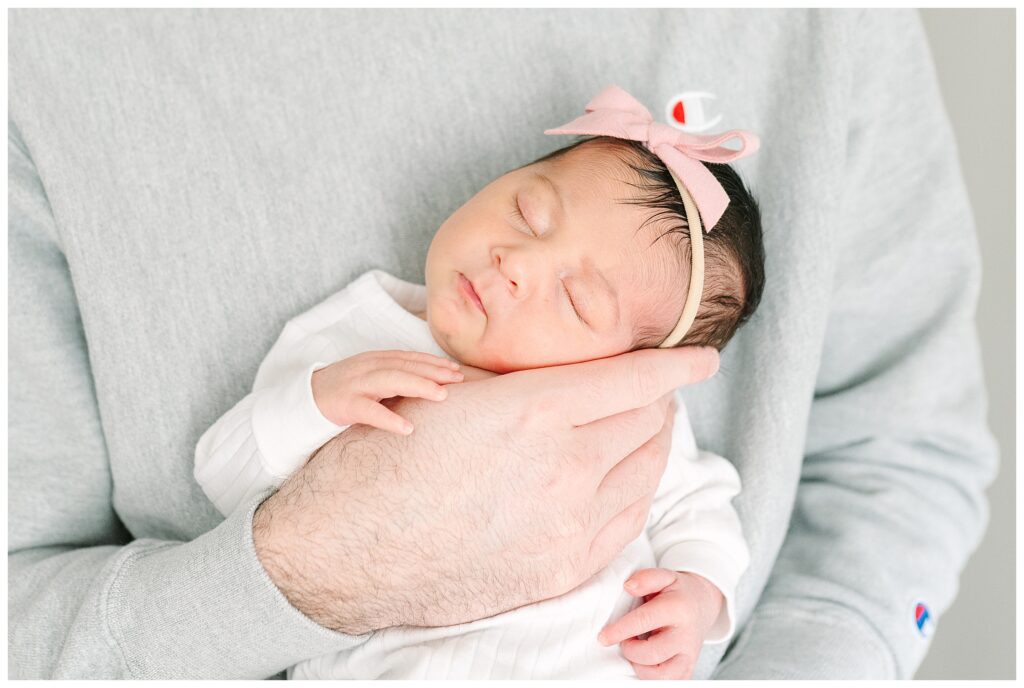 Simple newborn detail photos taken at home in New Jersey