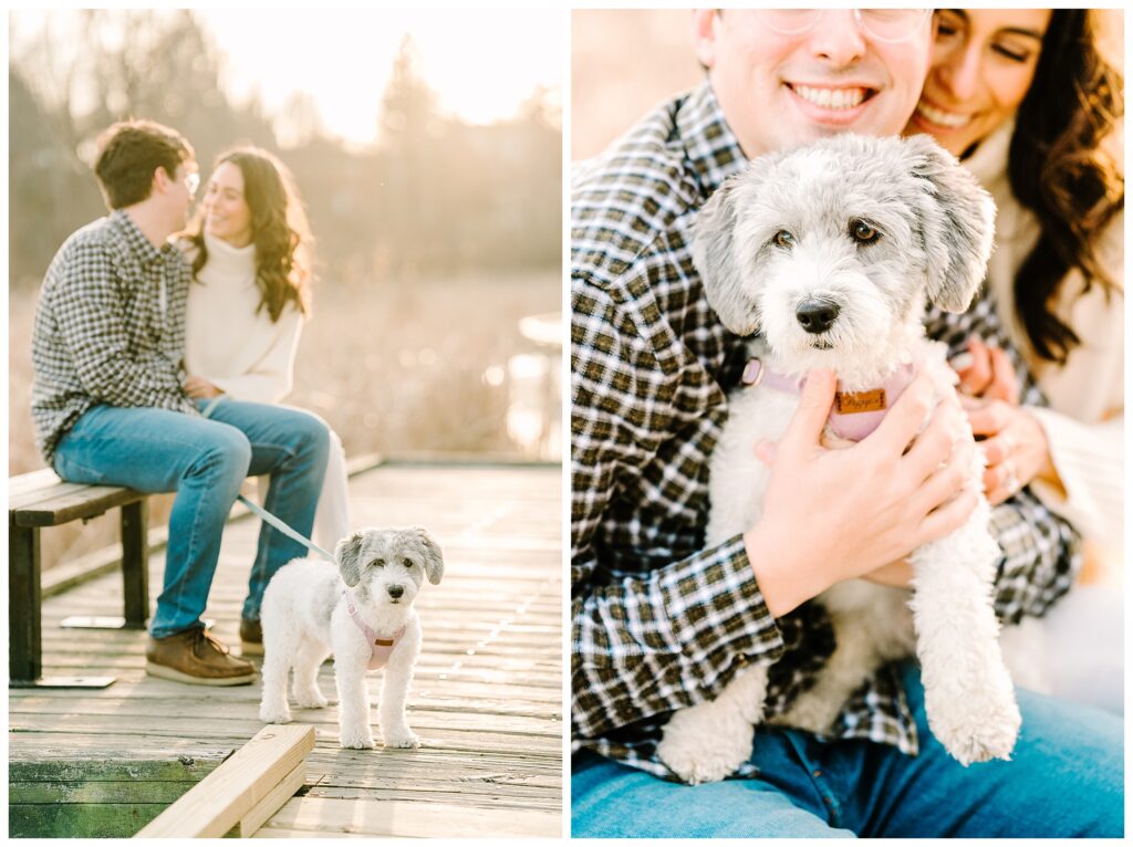 Winter Engagement Session for couples who love hiking, being outdoors, or spending weekends exploring, being adventurous and fun!