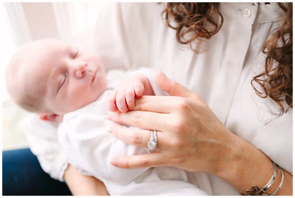 At Home Newborn Photos in Sussex County New Jersey with Renee Ash Photography