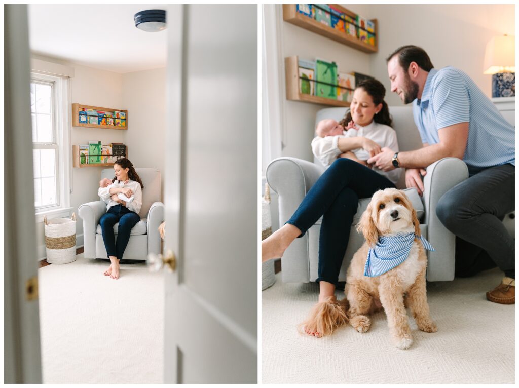 At Home Newborn Photos in Sussex County New Jersey with Renee Ash Photography