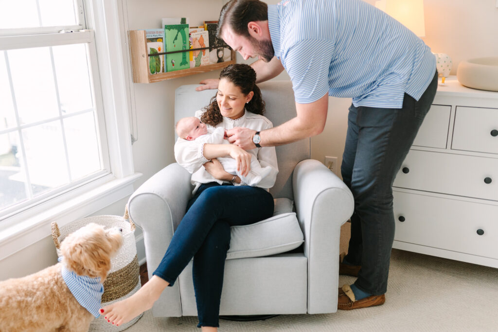 At Home Newborn Photos in Sussex County New Jersey with Renee Ash Photography