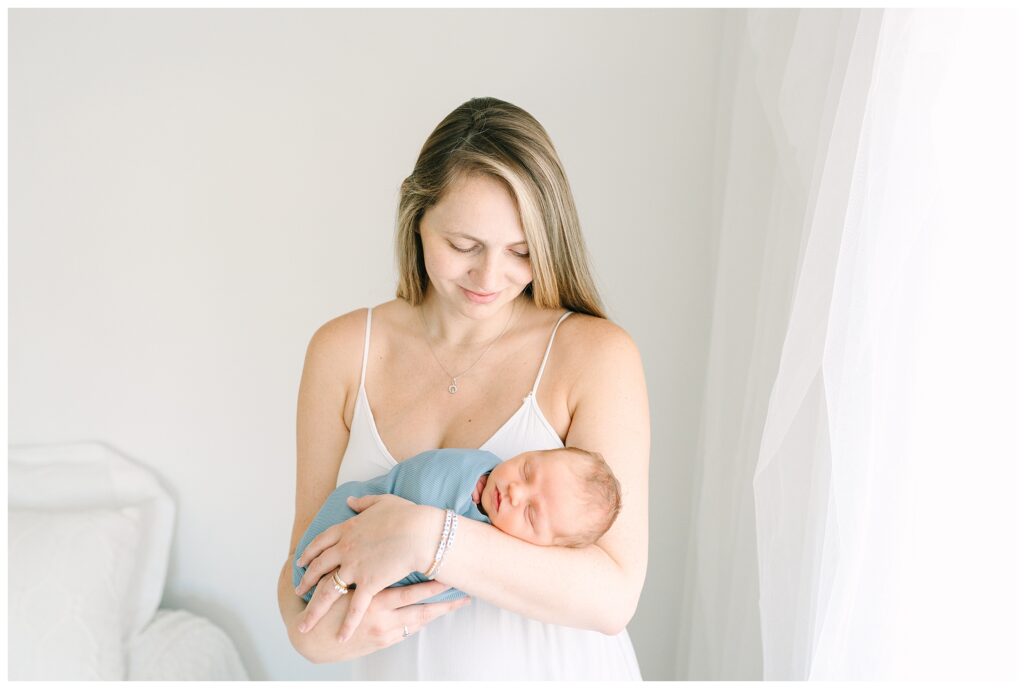 white studio newborn photos lafayette nj Renee Ash Photography