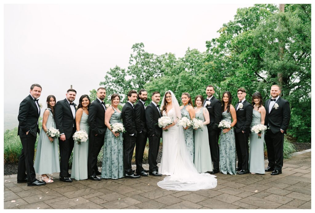Wedding Party Portraits at Wedding at Mountain Creek Resort Venue Photographer Renee Ash Photography