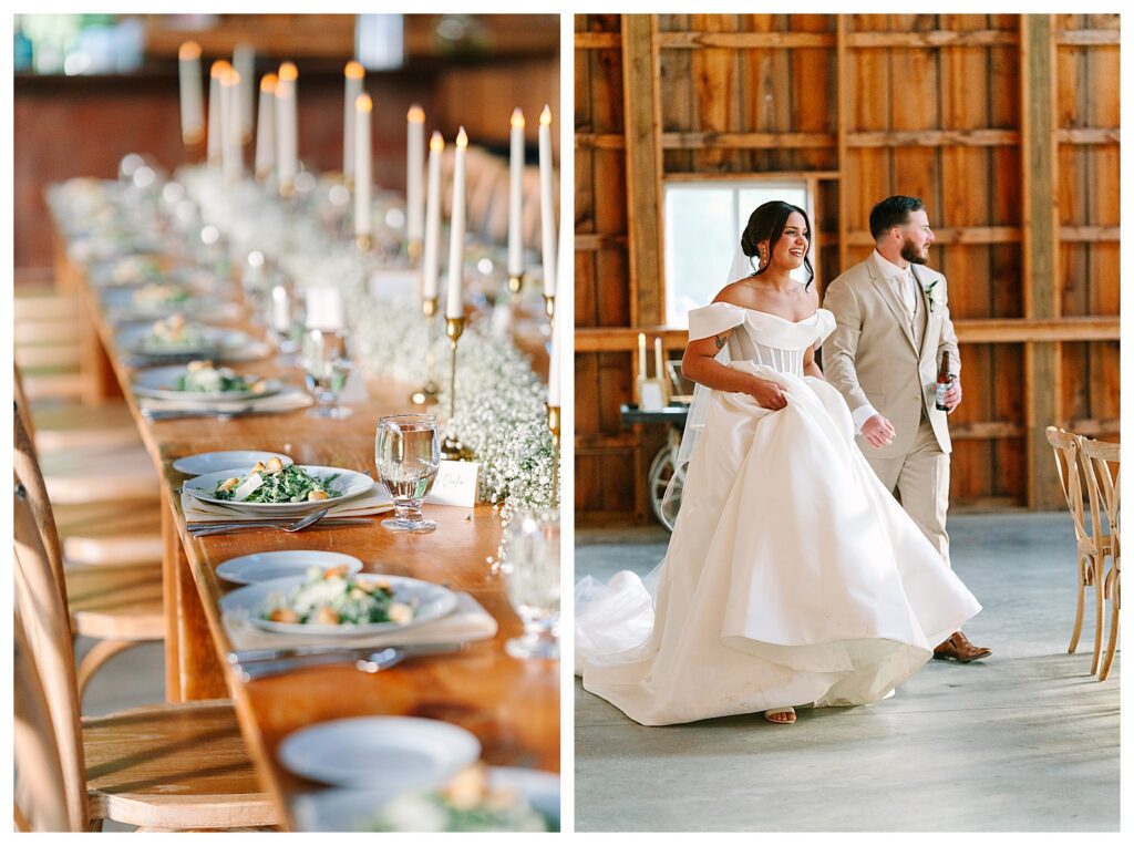 elevated barn wedding reception space with a mountain view  catskills ny wedding photographer: Stonewall Estate Catskills NY | Mountain-View Wedding Weekend